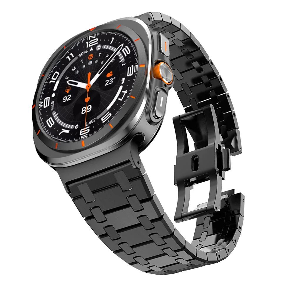 Luxuriöses Metallarmband für Samsung Galaxy Watch Ultra 2/1, Edelstahl-Schnellwechselarmband für Galaxy Watch 8/9/8 Classic. – Detail 4