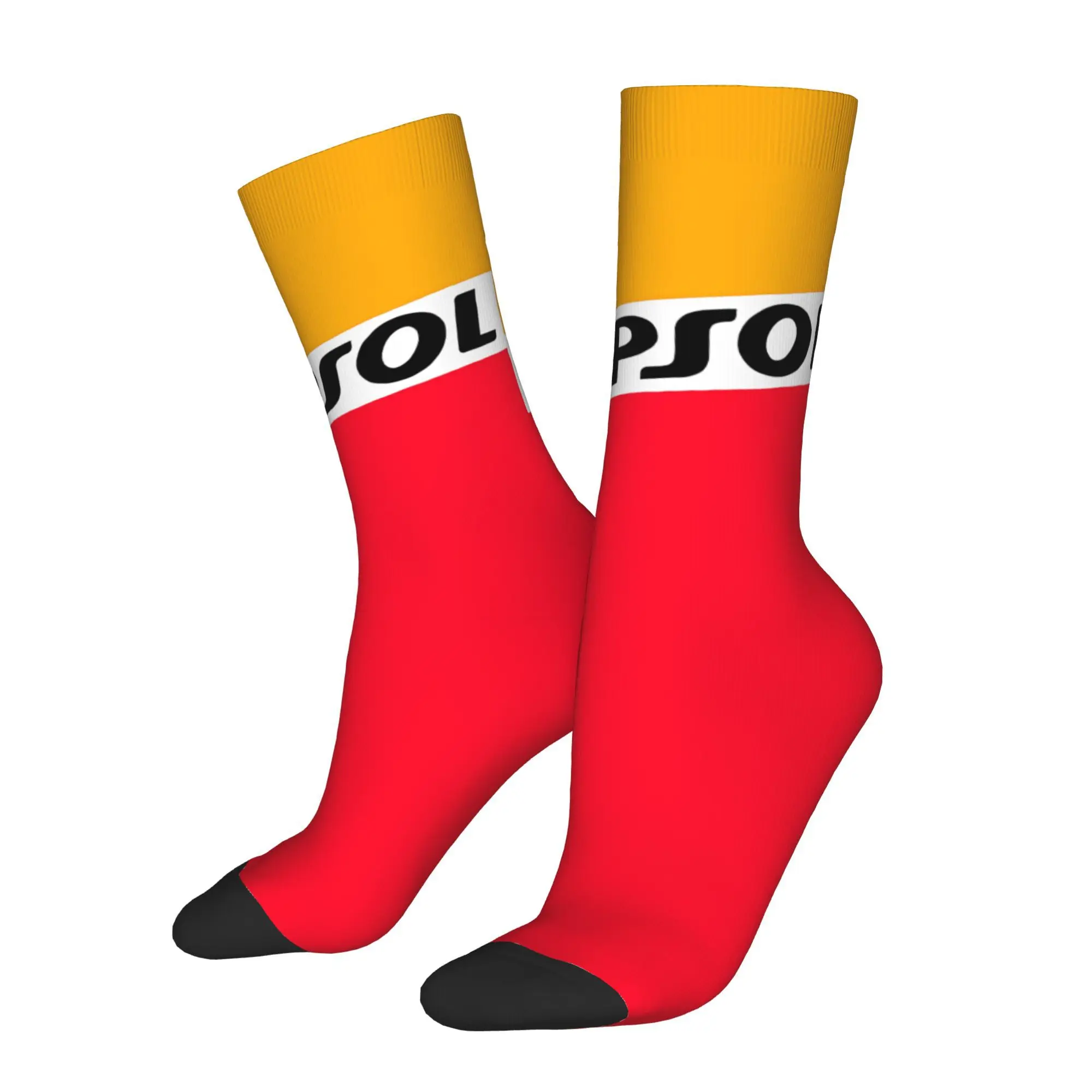 

Happy Men's Socks Gas Oil Vintage Hip Hop Casual Crew Sock Gift Pattern Printed