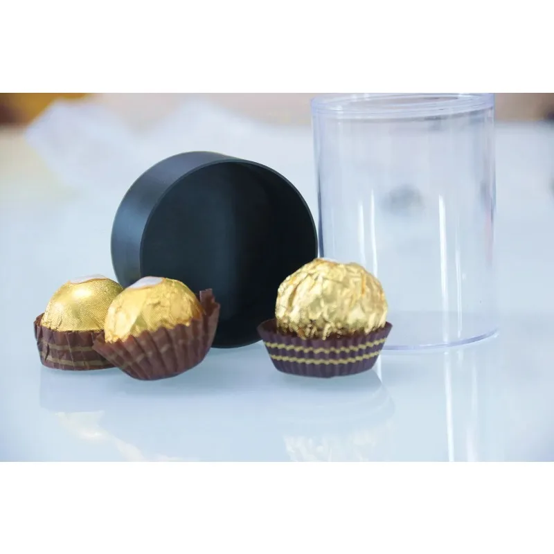 Romantica scatola di cioccolato magica al cioccolato - Trucco istantaneo per la trasformazione di caramelle San Valentino, oggetto magico da vicino per il mago che flirta