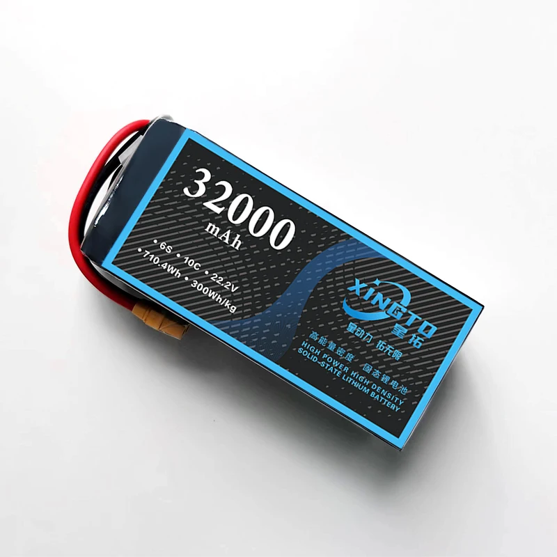 Solid State Lipo 22.2v Battery Lithium Ion Batteries Pack 16ah 22ah 27ah 30ah 32ah Lipo Batter For Drone Uav