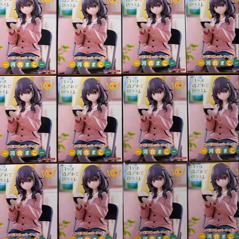 

Подлинная еда Furyu для души, пробка для лапши, Mako Kawai, оригинальная аниме-фигурка из ПВХ, модель сидения, украшение для рабочего стола, игрушки