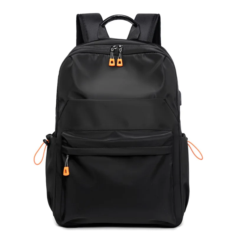 

Cross-Border New Arrival Casual Stylish and Lightweight Black Computer Bag Large Capacity Travel Bag Backpack Wholesale