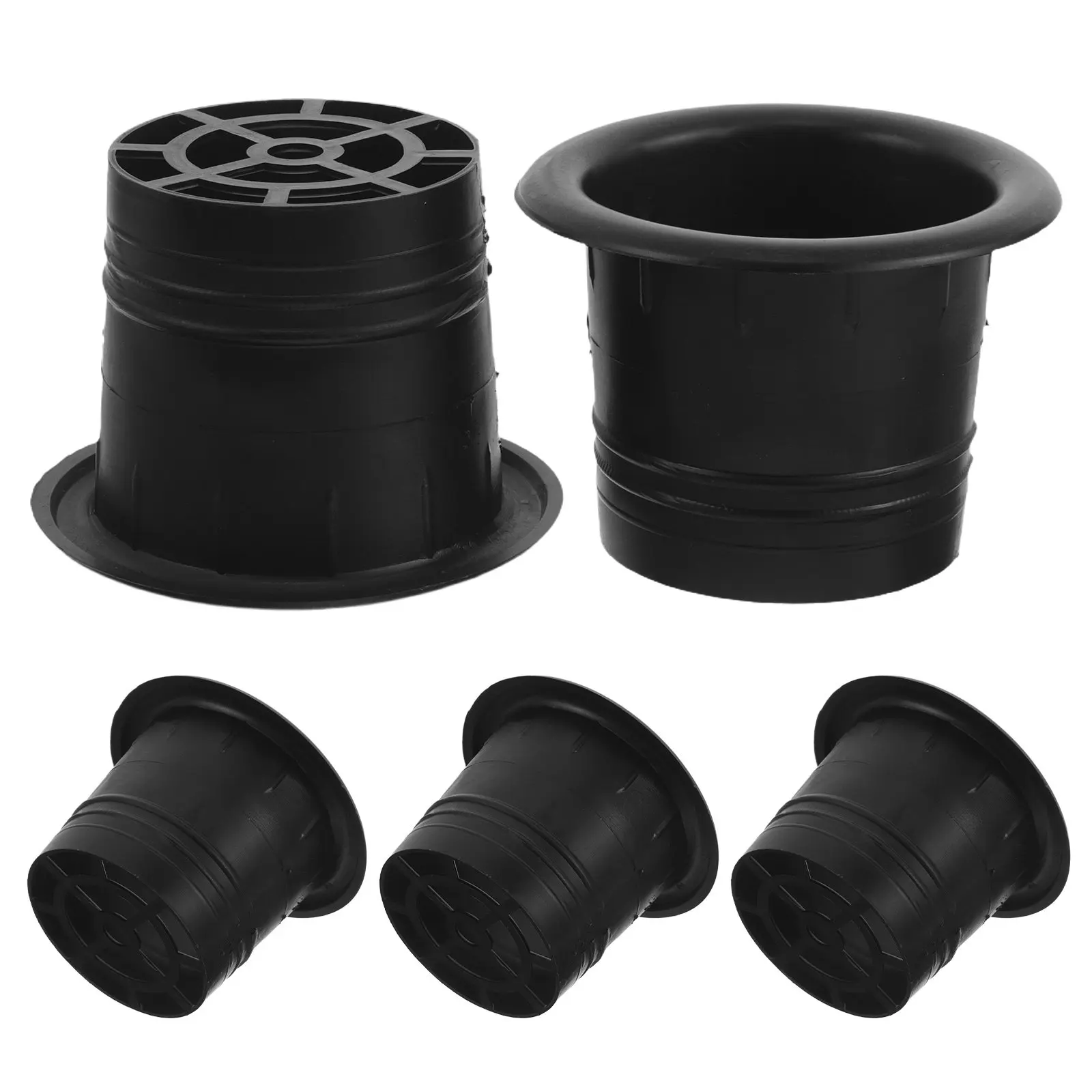 2 Porte Bass Reflex Per Altoparlanti – Tubi Da 3-5 Pollici, In Plastica Nera, Per Migliorare La Qualità Dei Bassi In Cassa Acustica