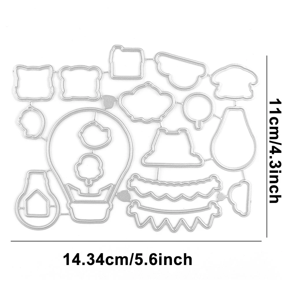 Up in the Air Transparent Clear Stamps and Cutting Dies For DIY Craft Making Card Photo Album Scrapbooking Decoration Template