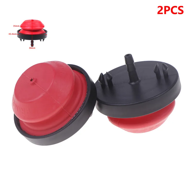 2Pieces Red Prime Buib For MTD 951-10639A TC-570682A HMSK100 HMSK105 HMSK110 AV520 Snow Blower Lawn Mower Parts Primer Bulb