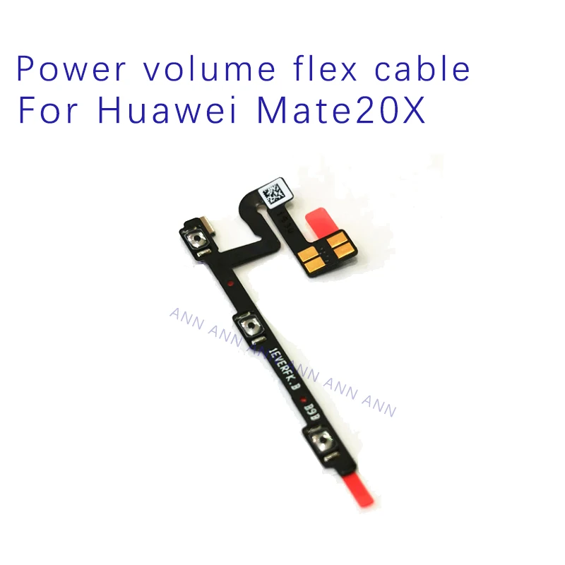 ON OFF Power Button Flex Cable Ribbon mate20x For HuaWei Mate20 mate20Pro Lite Mute Silence Volume Key Part