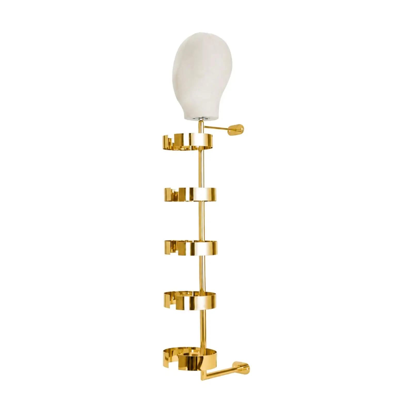 Wall-Mounted Garment Display Rack Detachable Stainless Steel Garment Display Rack Space-Saving Easy to Install