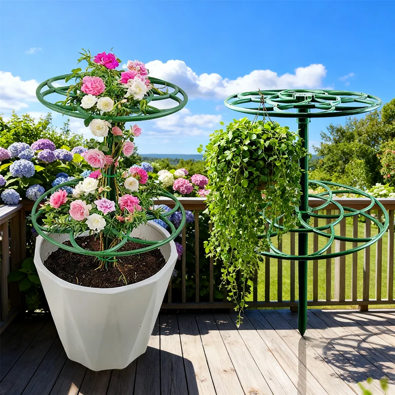 2025 NEW Vertical Gardening Frame 1Pc, Stackable Plant Support for Climbing Vines, Lightweight Plastic Trellis for Small Spaces