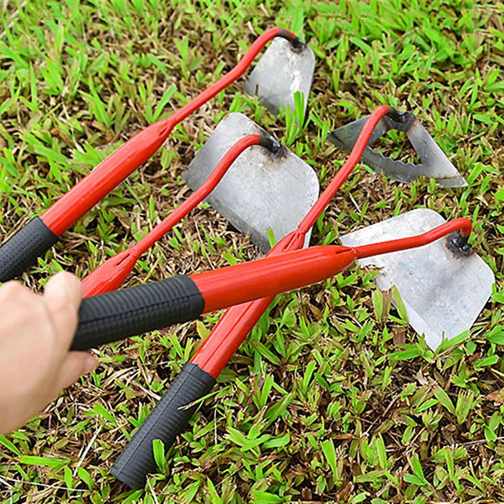 Hollow Hoe Sharp Handmade Hoe Gardening Outdoor Farm Planting Plowing Tool Digging Handheld Agriculture Rake Tool
