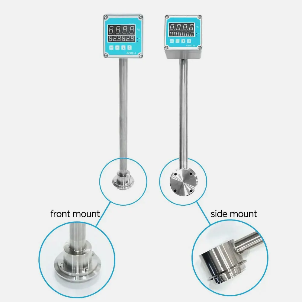 4-20mA SS316L Immersion Process Concentration Meter Monitoring Brightly Glucose Refractometer
