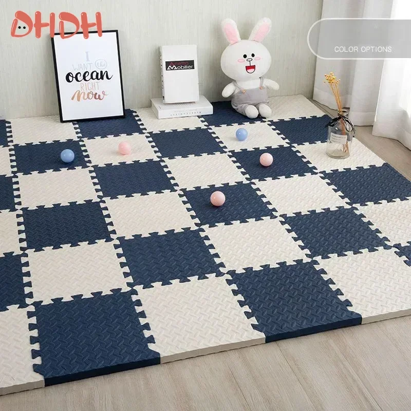 DHDH 30*30cm Foam Puzzles Carpet Play Mat Soft Non-slip Sports Fitness Mat Interlocking Sports Tile Carpet Home Decoration ﻿ ﻿