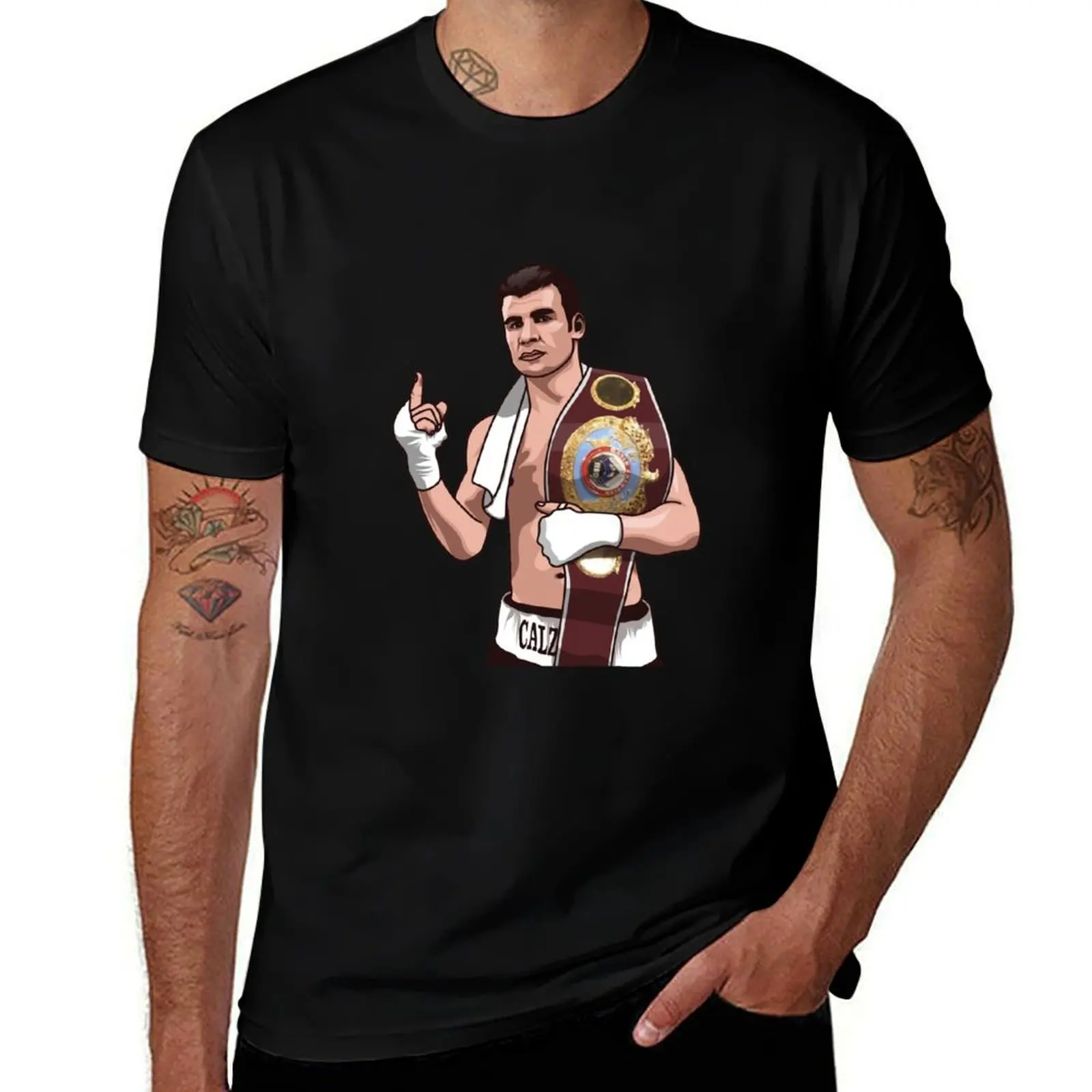Joe Calzaghe Boxer T-Shirt Simple Casual Short Sleeve Tee T-Shirt