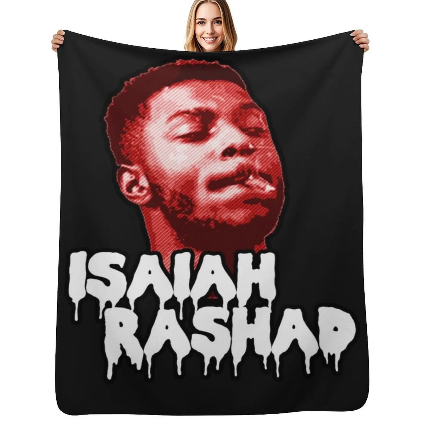 

Isaiah Rashad Throw Blanket Stylish Decor Blanket Gift for Friends Roommate