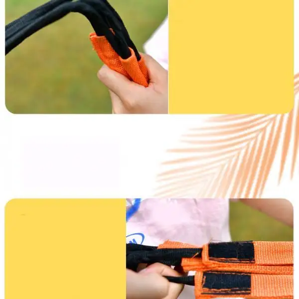 Portable Agility Ladder Carbon Steel Braided for Soccer Football Basketball Rugby Volleyball Fitness Sessions