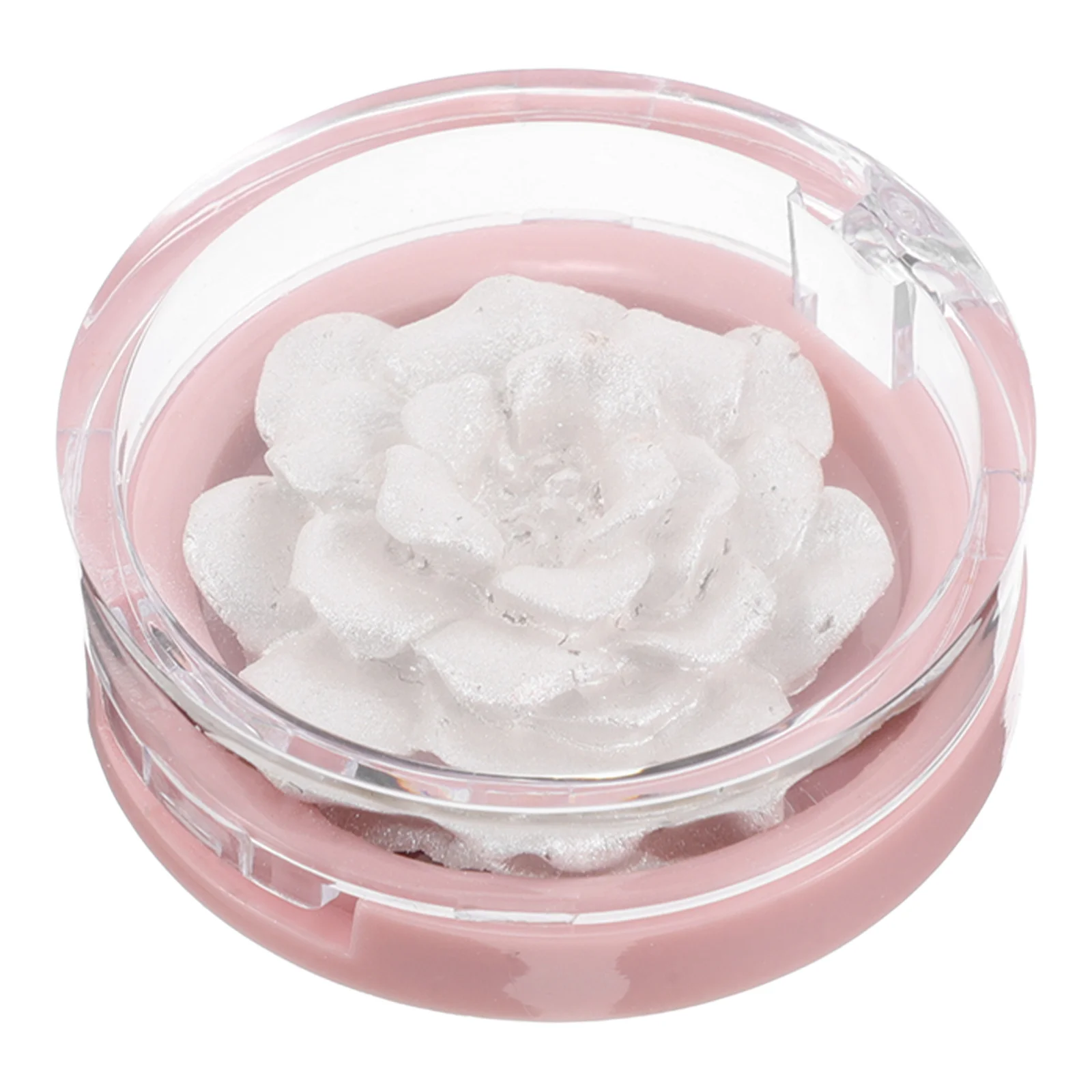 

Sculpted Definition 3D Rose Highlighter Powder Shimmer Palette for Cheeks Face Illuminate Natural Beauty Makeup Silver