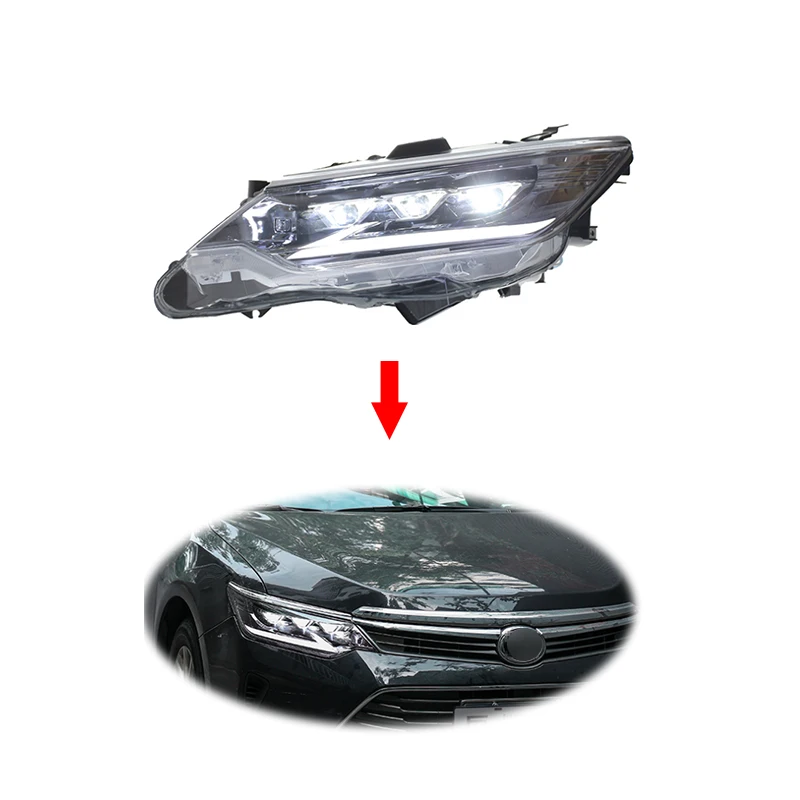 

Upgrade full LED 3 eyes dynamic headlight headlamp assembly for toyota camry 2015-2017 head lamp head light plug and play