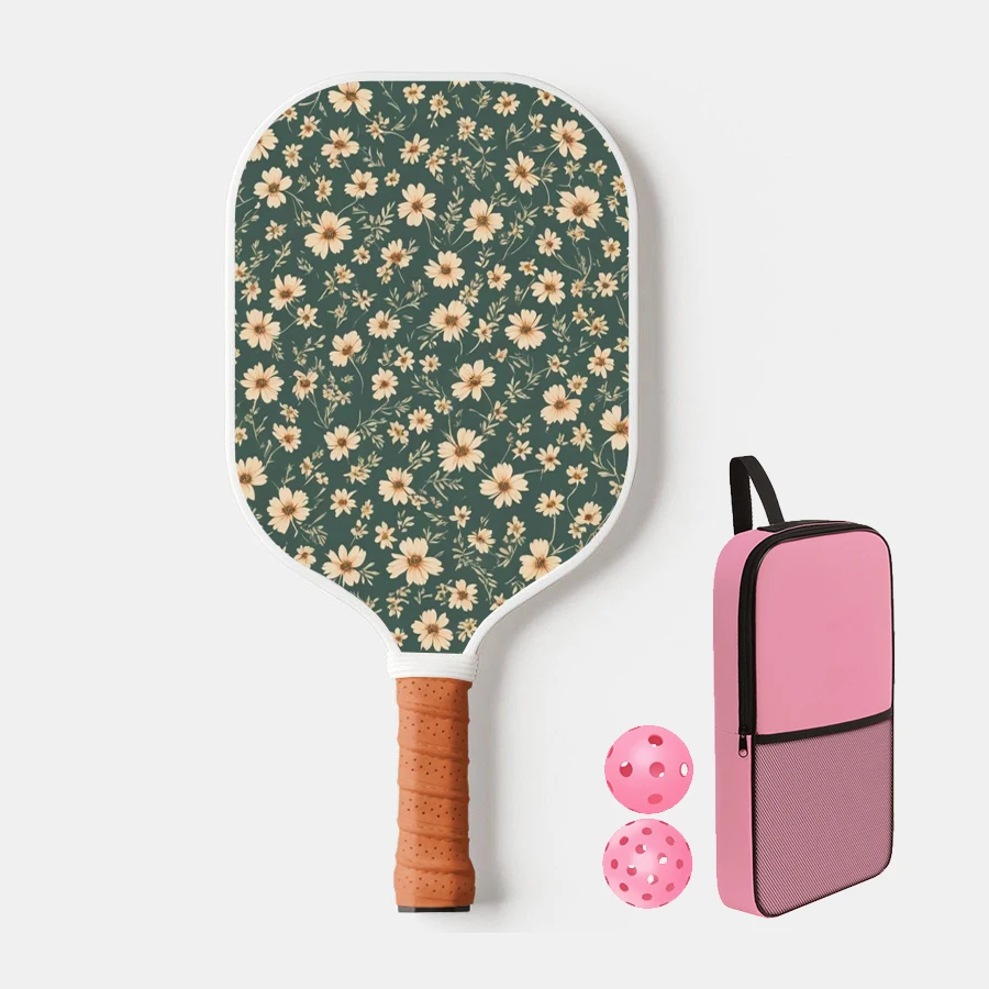 Lucky005 Thermoformed T700 Raw Carbon Fiber Pickleball Paddle Spin Textured Surface With Foam Edge Ergonomic Grip