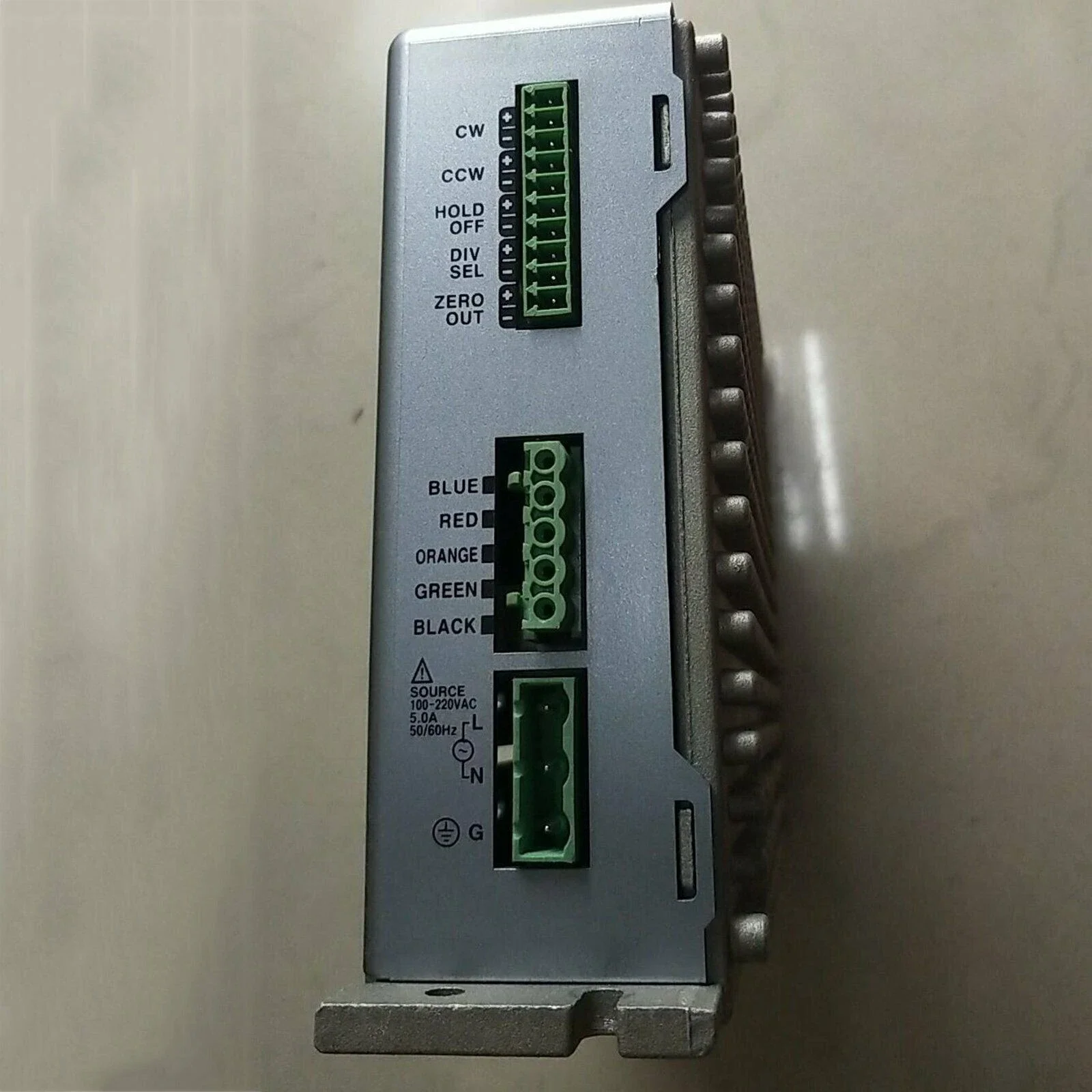 MD5-HF28 Driver, 5 Phase Stepper, 1.0-2.8A/ Phase, 0.72-0.00288 per Step, 1 MHz, 100-220 VAC.