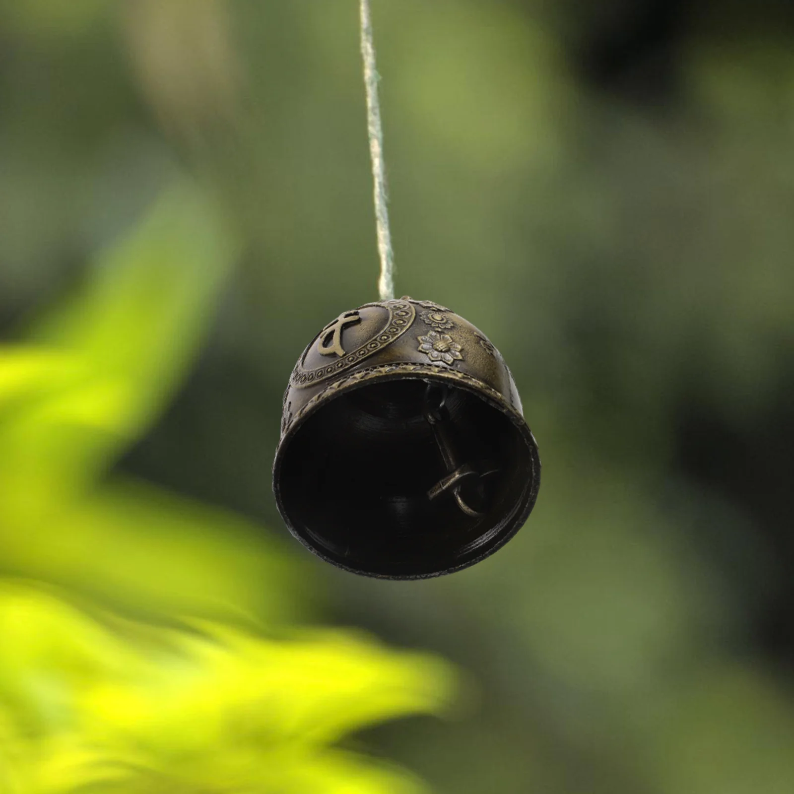 

3pcs Vintage Feng Shui Bells Dragon Phoenix Alloy Wind Chimes Decorative Hanging Set For Home Garden Temple Outdoor Decoration