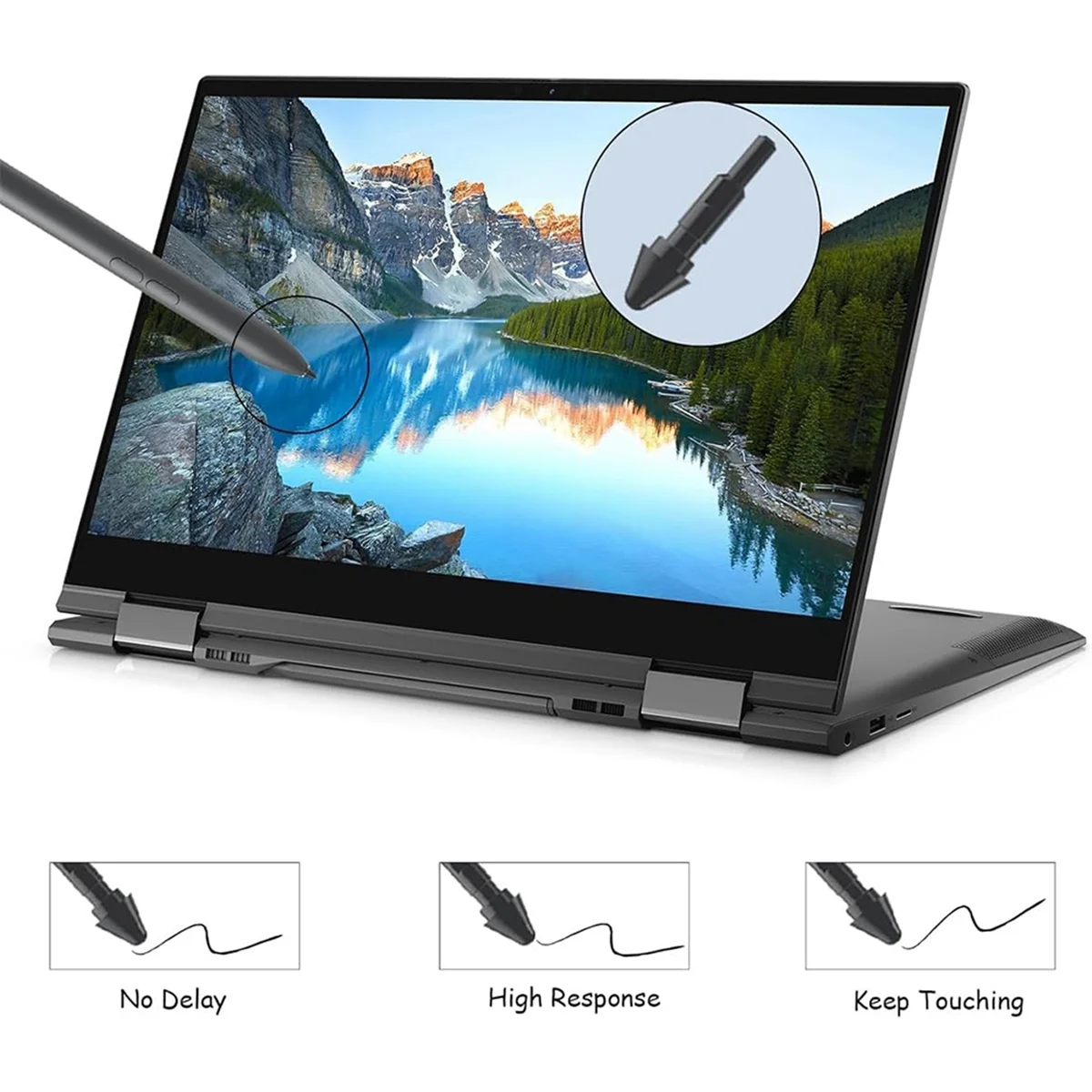 جديد التكنولوجيا 2 قطعة استبدال القلم النشط ل بريميير ستايلس القلم المناقير PN7320a PN5122W PN9315A PN7522A قلم اللمس