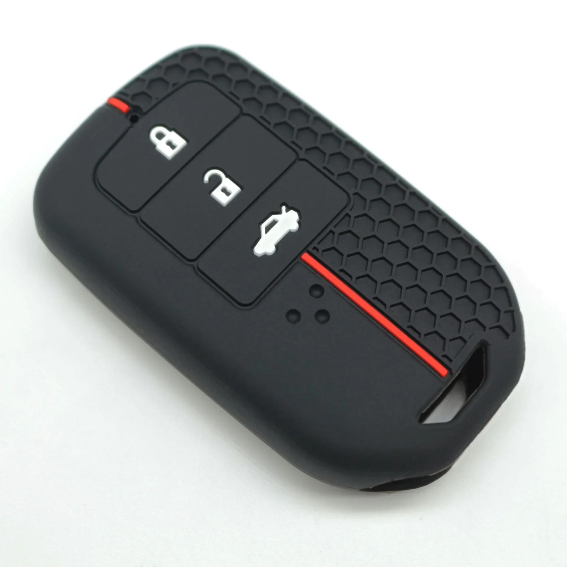 Silicone Key Cover Protector Case for Honda Accord 5-Button Smart Key 11th Gen Civic CR-V Integra Breeze Key Fob Pouch
