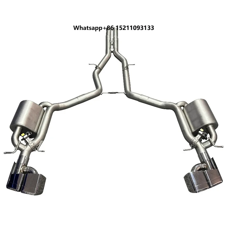 Stainless Steel Exhaust Performance Muffler Rear Section System