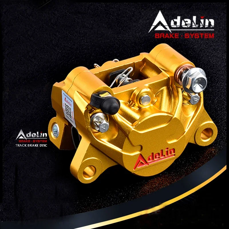 

Оригинальные 84 мм Adelin CNC ADL-17 мотоциклетные 34 мм x 2 поршневые задние тормозные суппорты для установки насоса для MSX125 NIU N1 BWS RS100 GTR M3