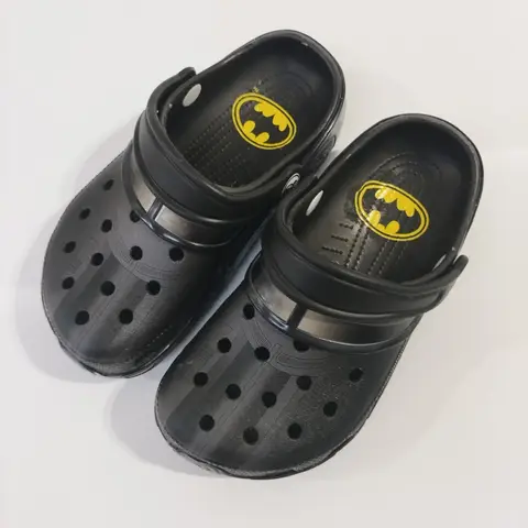 Black Batman Slippers Beast Kingdom Peripheral Movies Creative Personality Cartoon Summer Wearable Non-Slip Light Slippers Gifts