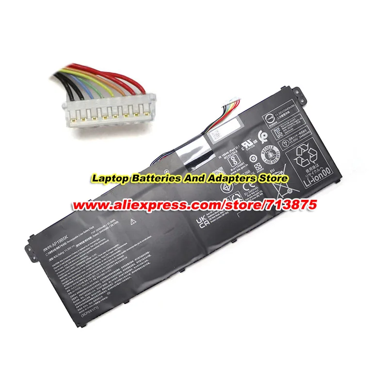 New Battery AP19B5K 3ICP5/61/71 For Acer CHROMEBOOK 314 Chromebook Spin 311 Series Li-Polymer 11.55V 3550mAh 41Wh