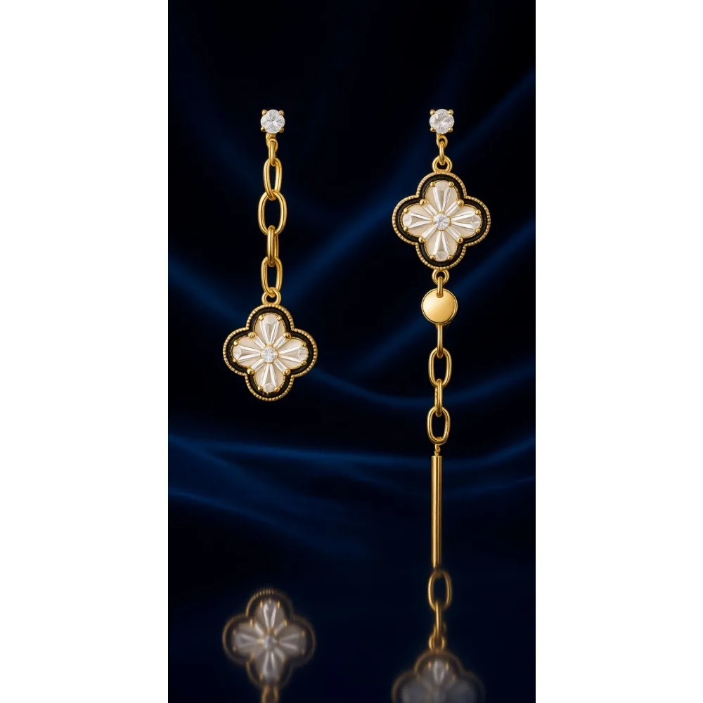 

Позолоченные серьги-подвески в форме пчелы и сот, с длинными геометрическими кисточками, из стерлингового серебра, с фианитами, изящные украшения для женщин