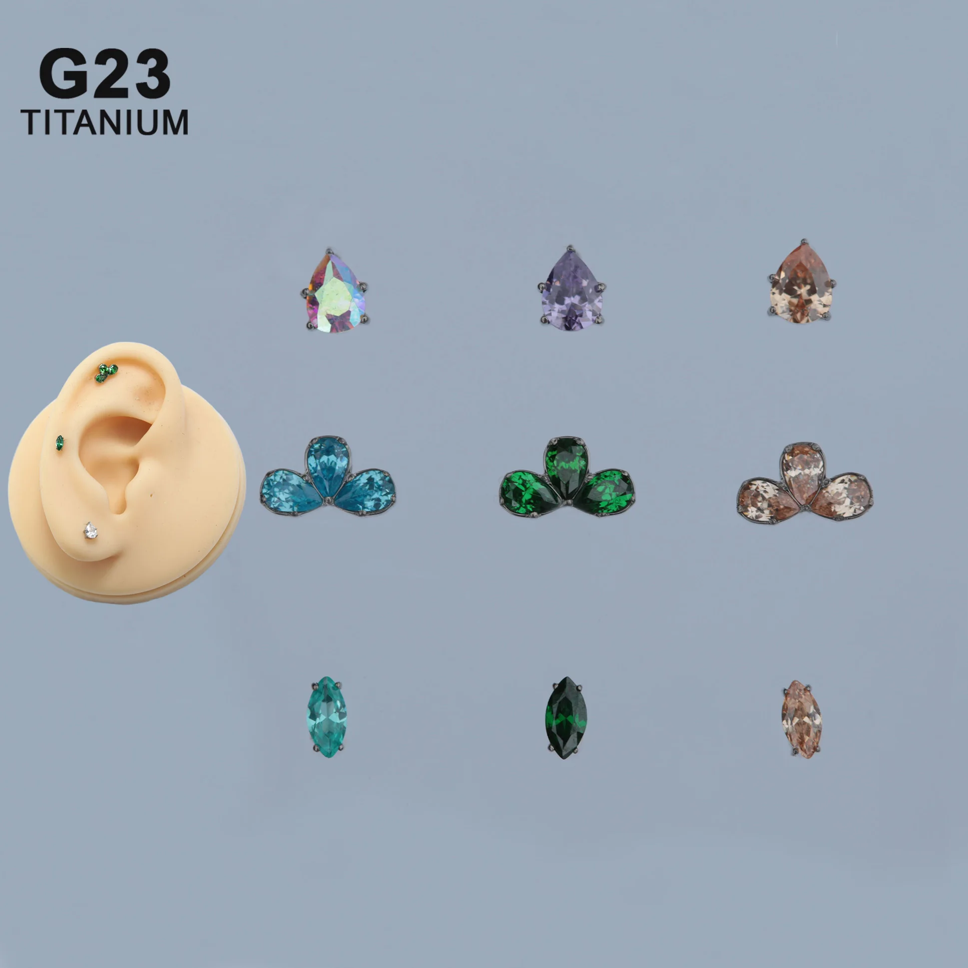 

Украшение для пирсинга тела, 16G G23