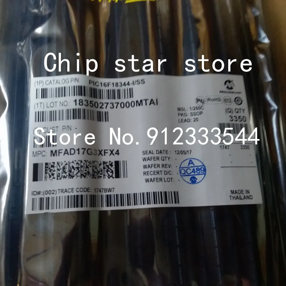 5-100pcs  PIC16F18344-I/SS PIC16F18344T-I/SS PIC16F18344 SSOP20 8Bit Microcontrollers MCU 100%New And Original