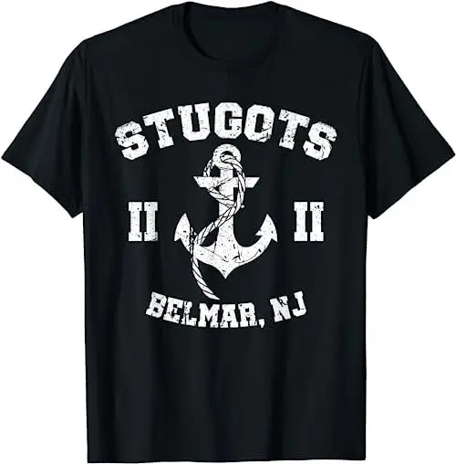 Stugots Belmar NJ Anchor Distressed Sarcastic Boating T Shirt SweaT 17625