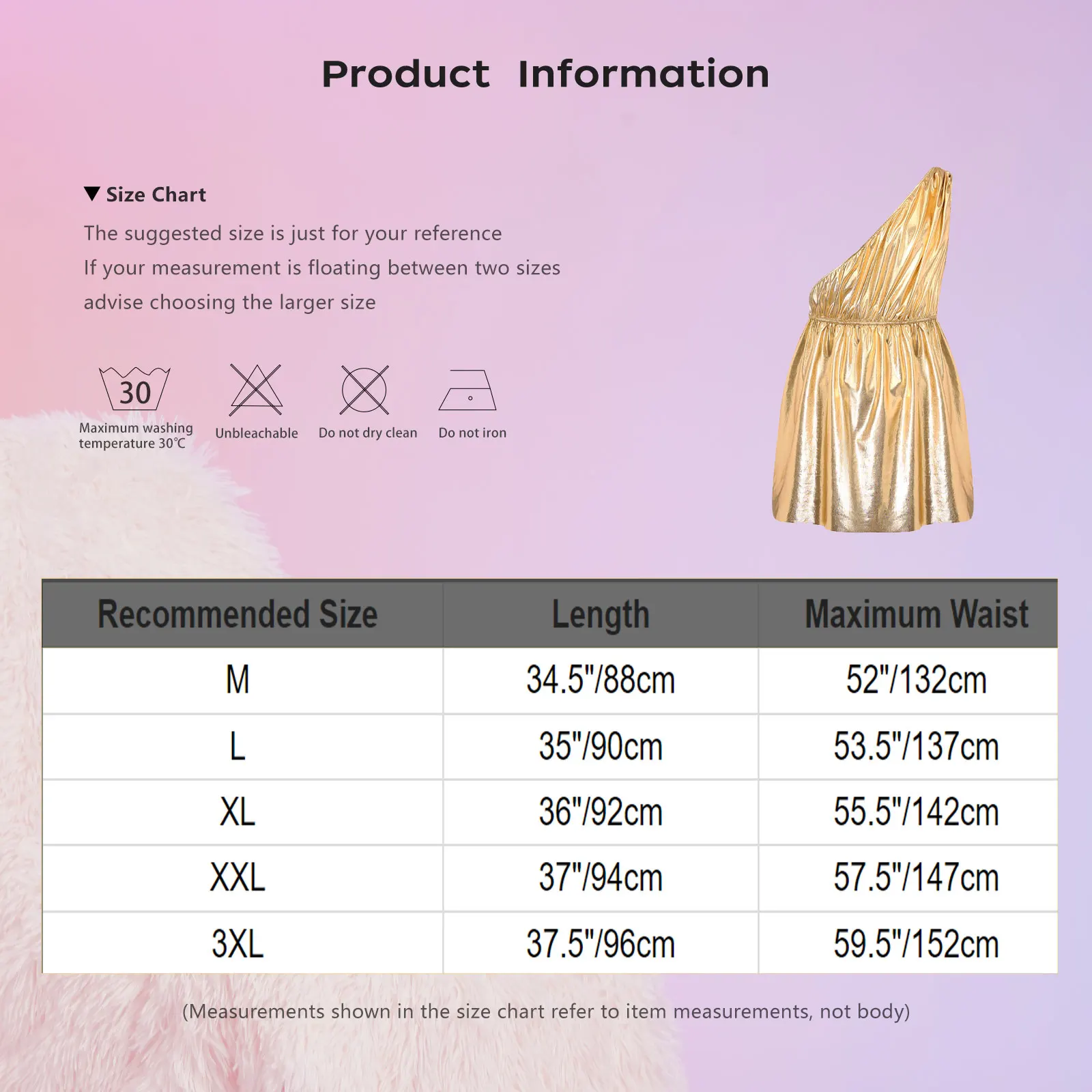 Men Metallic Shiny One Shoulder Toga Robe Elastic Waist Greek Roman Costume for Halloween Cosplay Mythology Party