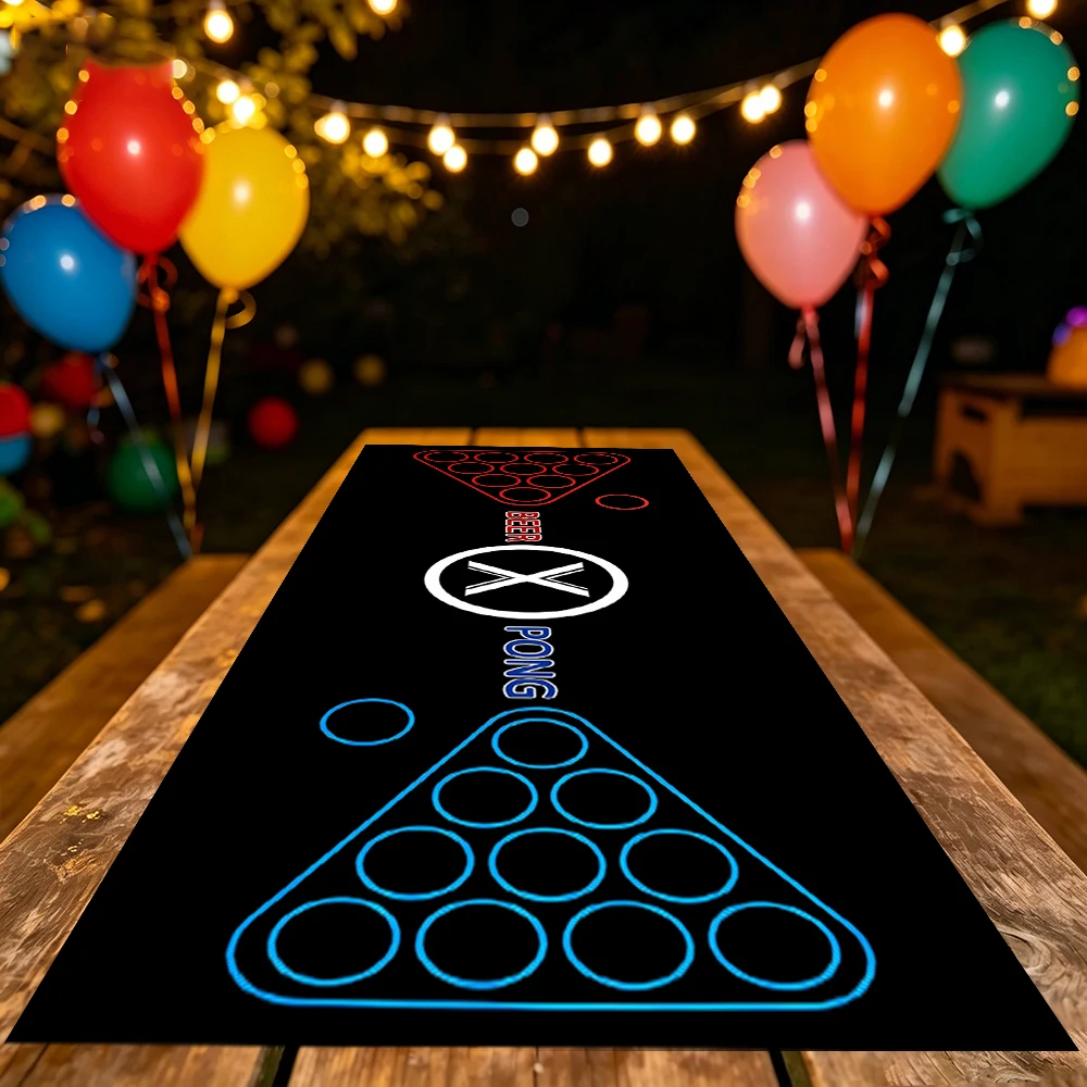 Beer Pong Spieltisch-Läufer fü – Party Games Jenga Bewertung und Preis