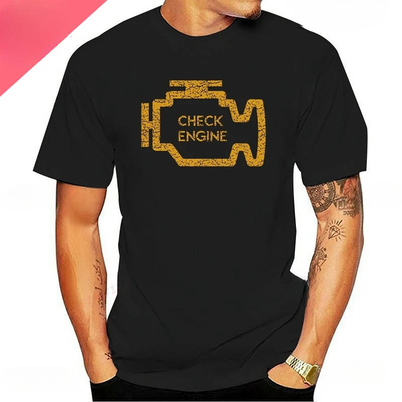 rennfarer Petrol Head Fun Car Liebe Racing Driver Car Print T-shirt Casual Comfort Short sleeve top Check Engine T-shirt