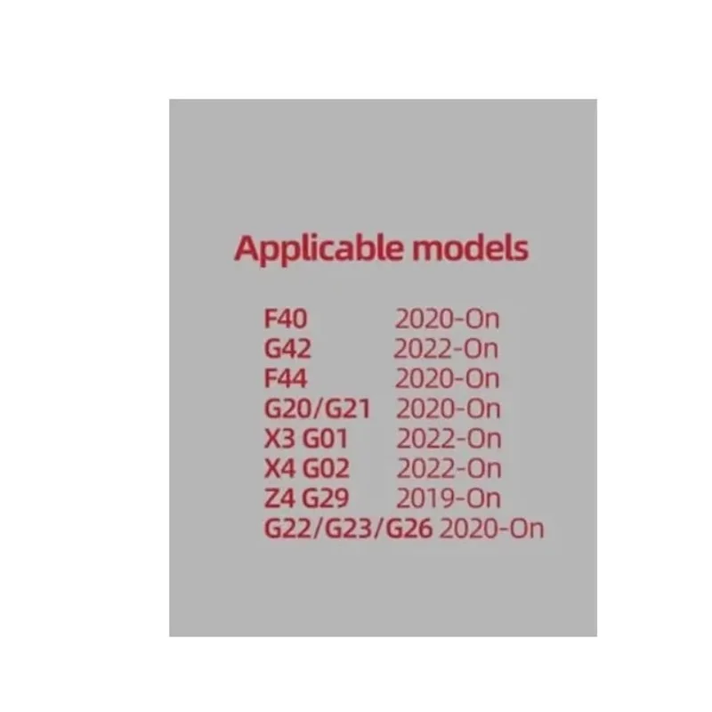 For Bmw F40 F44 G42…