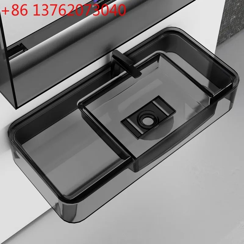 

Настенная раковина из прозрачной смолы Цветная настенная раковина