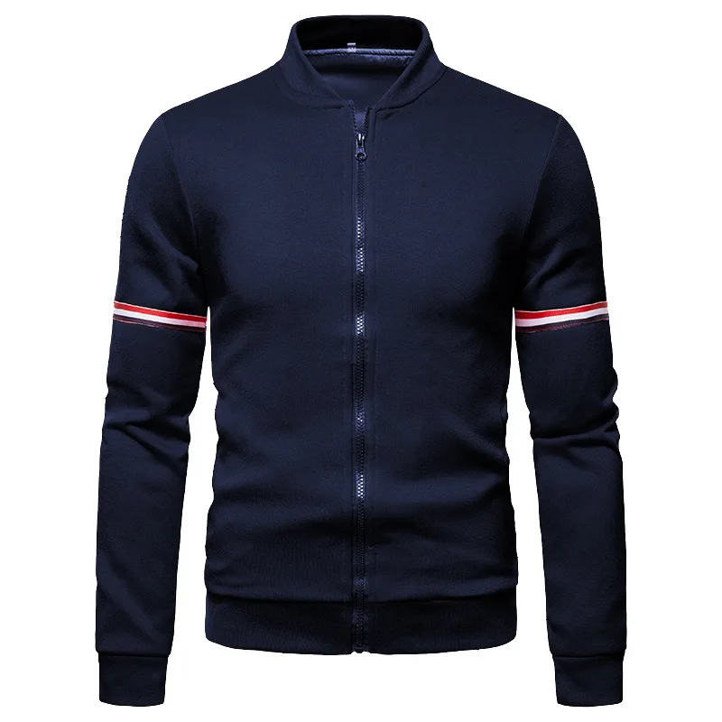 Giacche leggere da uomo giacche Bomber da uomo primavera autunno giacca in pile polare con Zip intera capispalla Casual cappotto sportivo da corsa