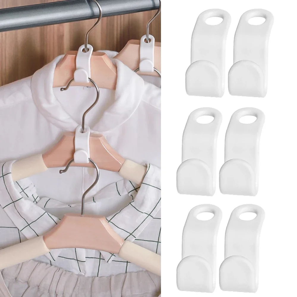 240 Pcs Hanger Connecting Hook Extension Wardrobe Space Saving Storage Stack Clothes Household Mini Cascading Connector Clip