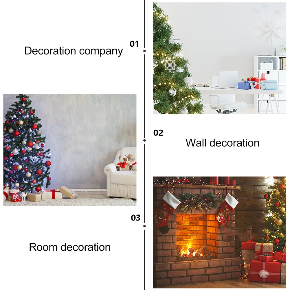 6 قطعة شجرة عيد الميلاد الصغيرة لسطح المكتب ضوء الليل الحلي الصغيرة منضدية حفلة عيد الميلاد زينة شجرة احتفالية