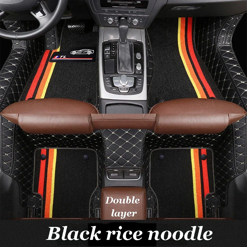 

Customized double layer car floor mat carpet for Cadillac XT4 2020 2019 2018 Full coverage of car carpets Car Accessory