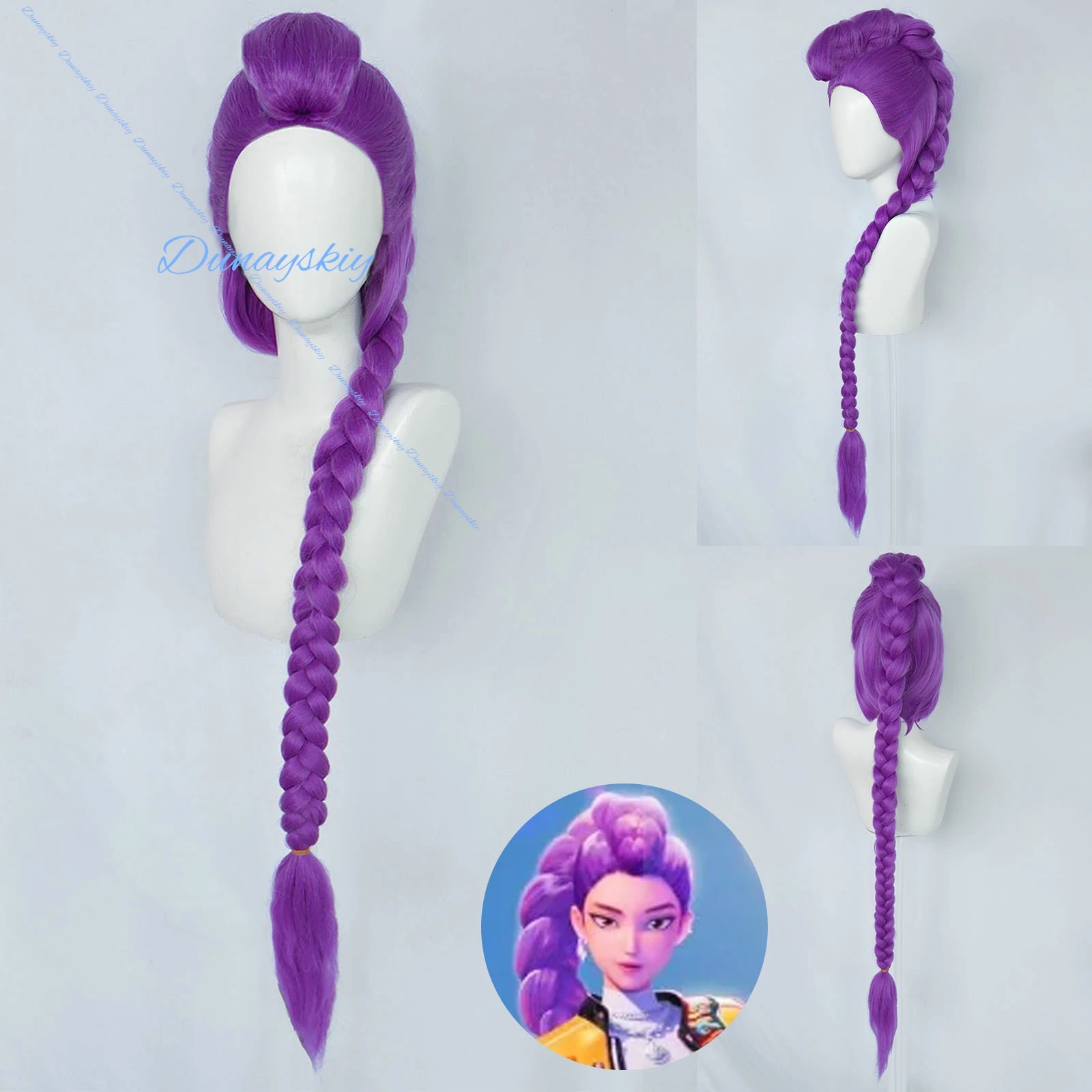 Kpop Demon Hunters คอสเพลย์วิกผมชุด-รูมิ/โซอี้/มิราผมสังเคราะห์ทนความร้อนสำหรับอะนิเมะคอน&ฮาโลวีนเครื่องแต่งกาย