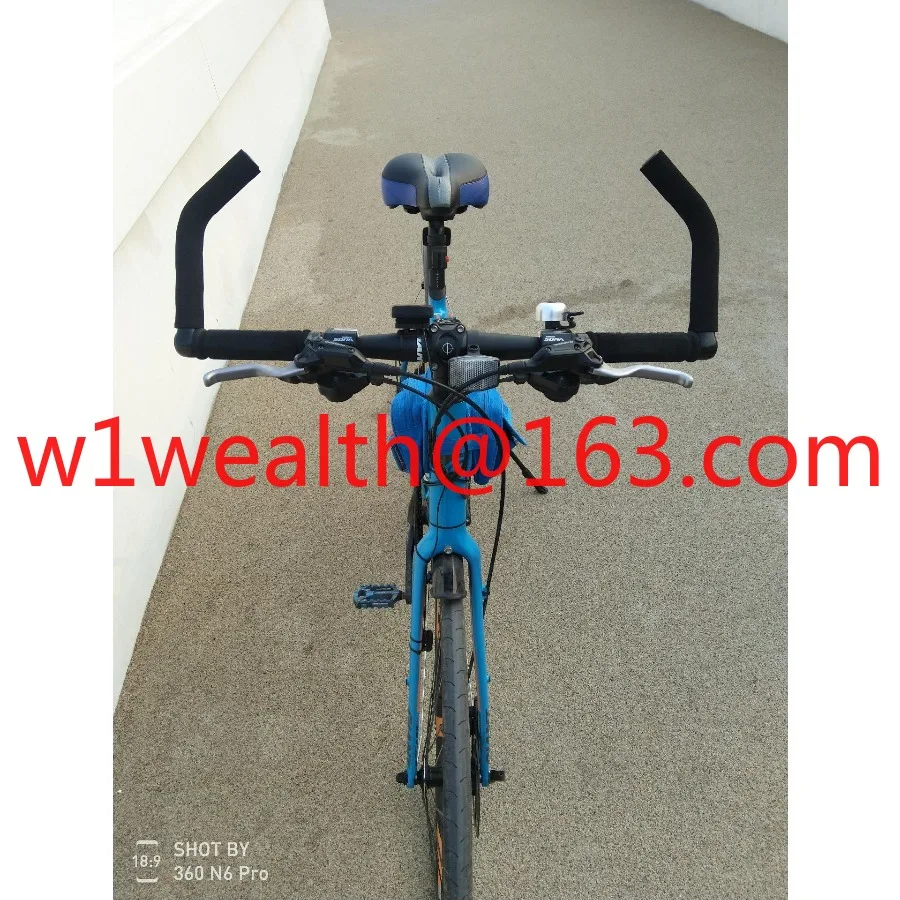 Grip cover mountain bike bike extended pair handle aluminum alloy welder 24cm black guard heightened handlebar