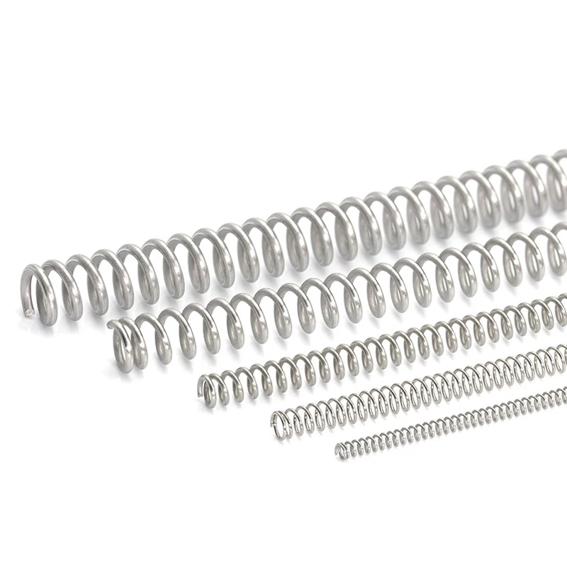 305mm Druckfeder, lange Druckfeder aus Edelstahl 304, Drahtdurchmesser 0,5 0,6 0,7 0,8 0,9 1 1,2 1,4mm, Außendurchmesser 3mm~20mm – Detail 3