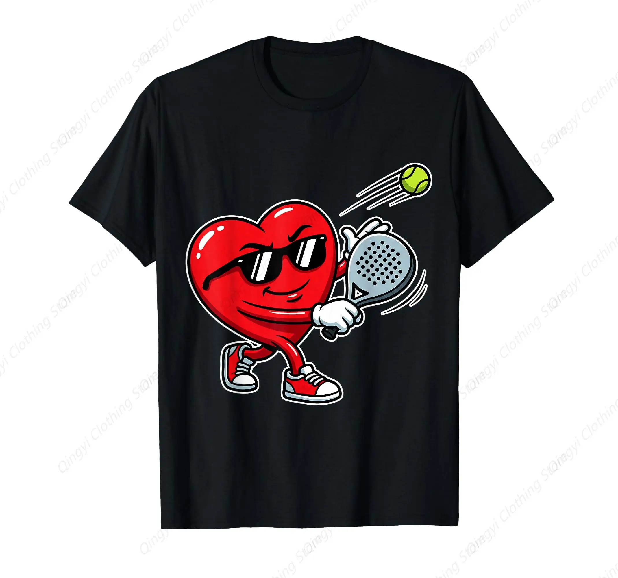

Love Padel Cute Valentine Heart T-Shirt