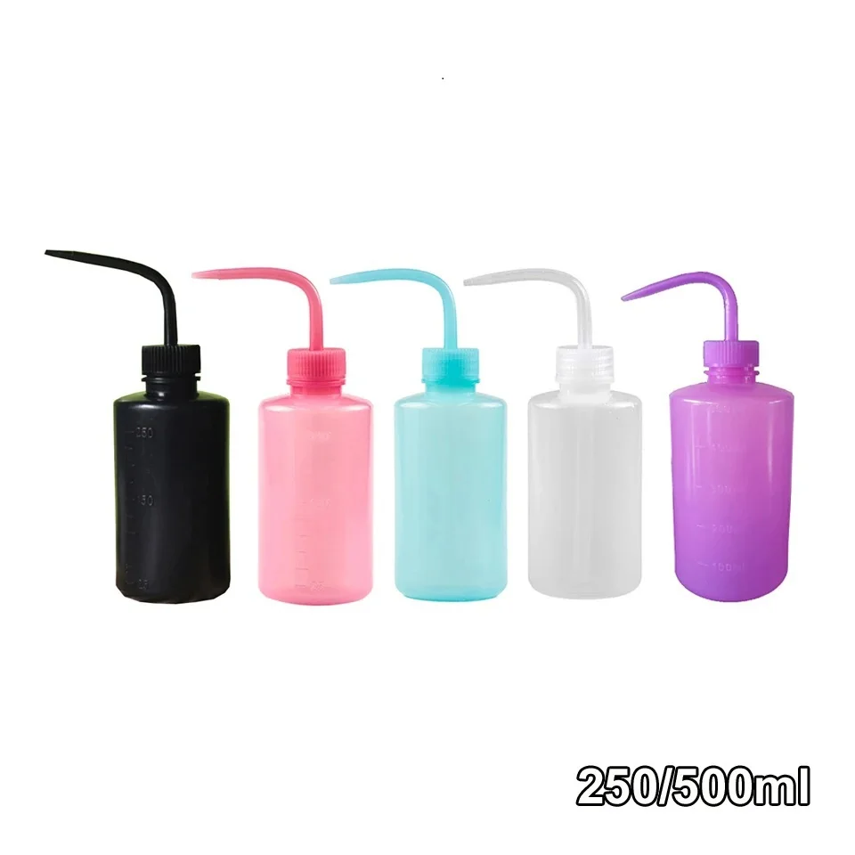 250/500 مللي زجاجة رذاذ الوشم البلاستيك سلامة غسل زجاجات مختبر الوشم زجاحة ضغط الوشم الملحقات #3