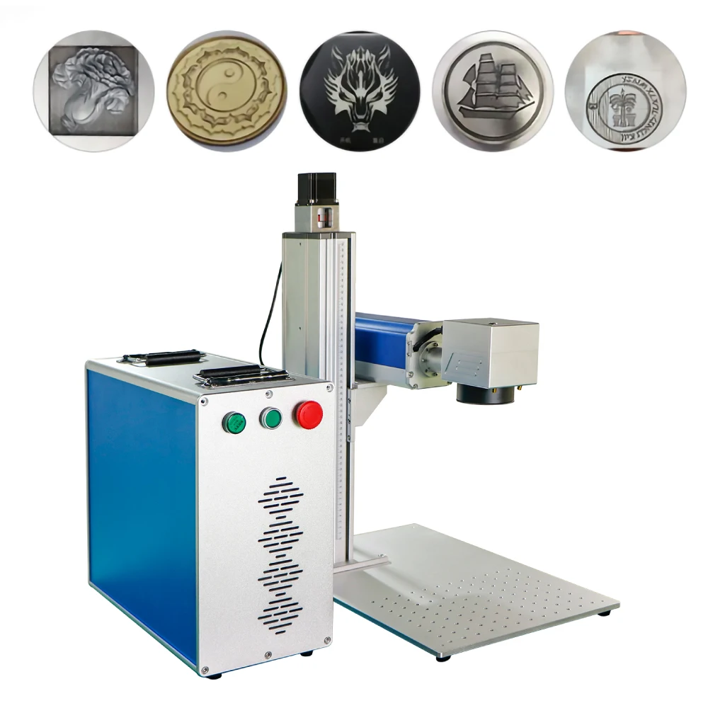 آلة الحفر بليزر الألياف Raycus 2.5D الإغاثة النقش العميق للوسم الصناعي للمجوهرات البلاستيكية المعدنية