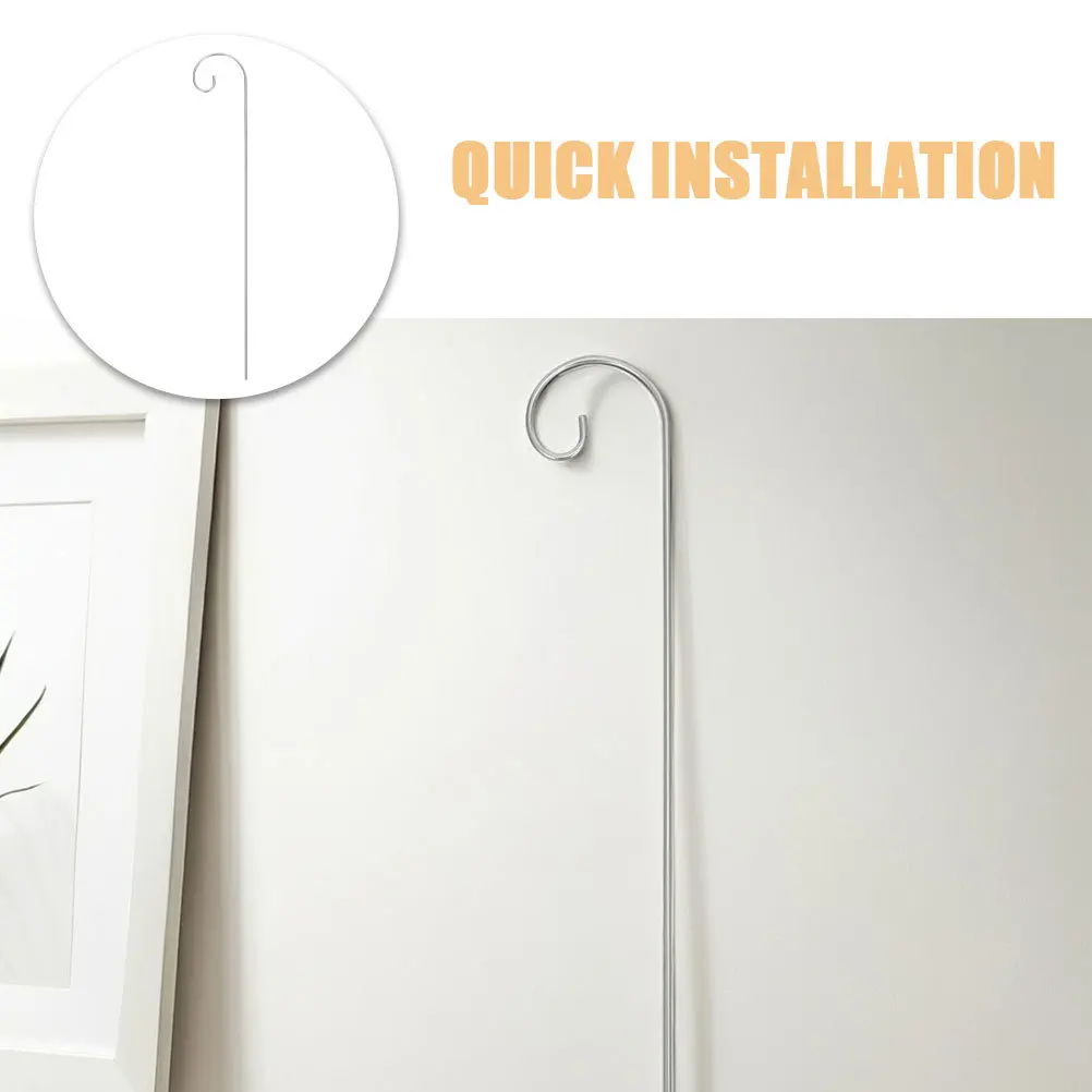 20pcs Garden Plant Label Hooks Iron Sturdy Outdoor Decorative Stake For Flowers Herb Markers Durable Metal Rods Garden Sign