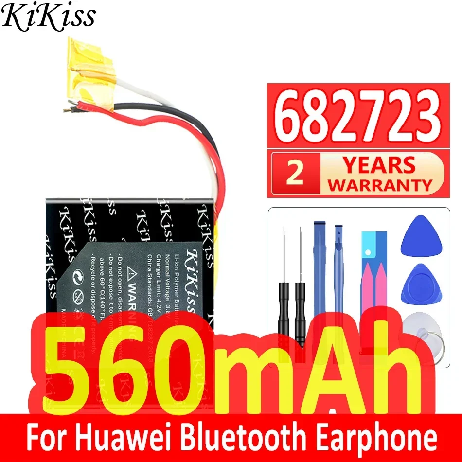 KiKiss Battery 560mAh 682723 (3line) For Huawei Bluetooth Earphone